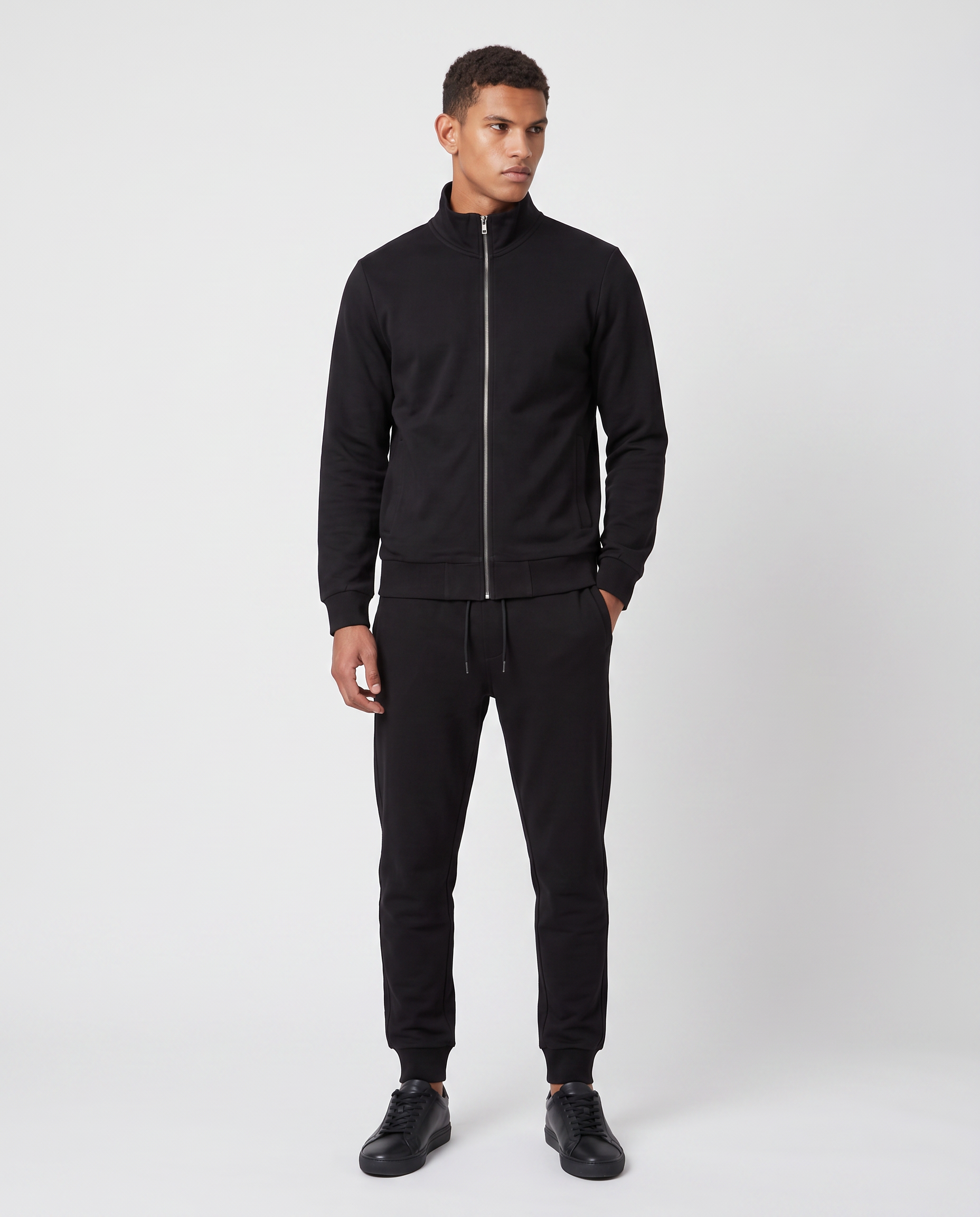 Virelle | Men's Black Jogging Set