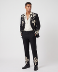 Virelle | Men's Black Embroidered 2-Piece Suit