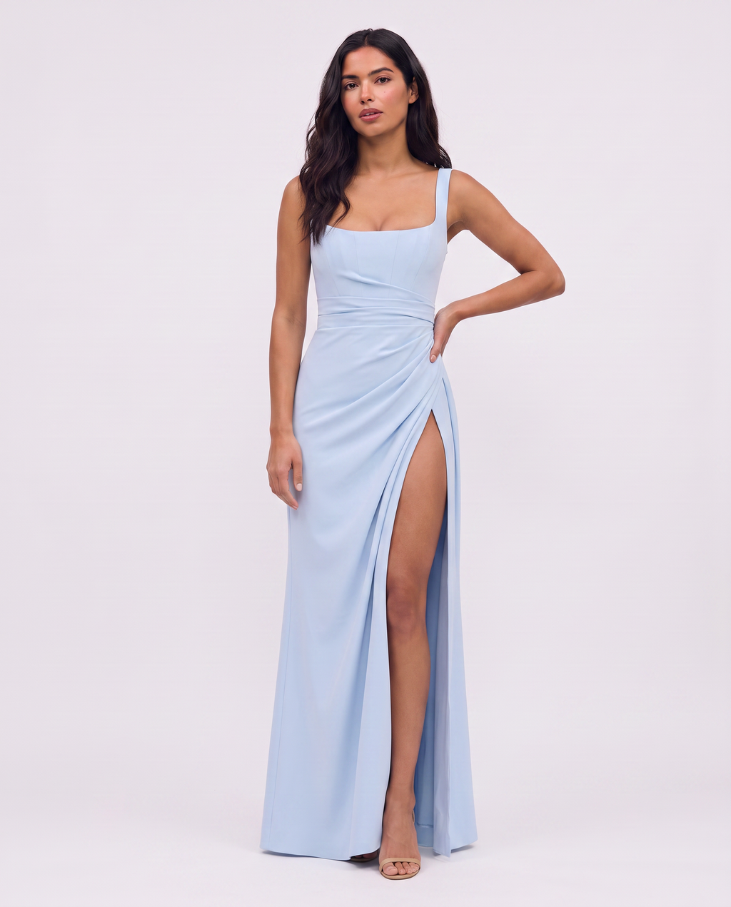 Virelle | Maxi Corset Split Dress